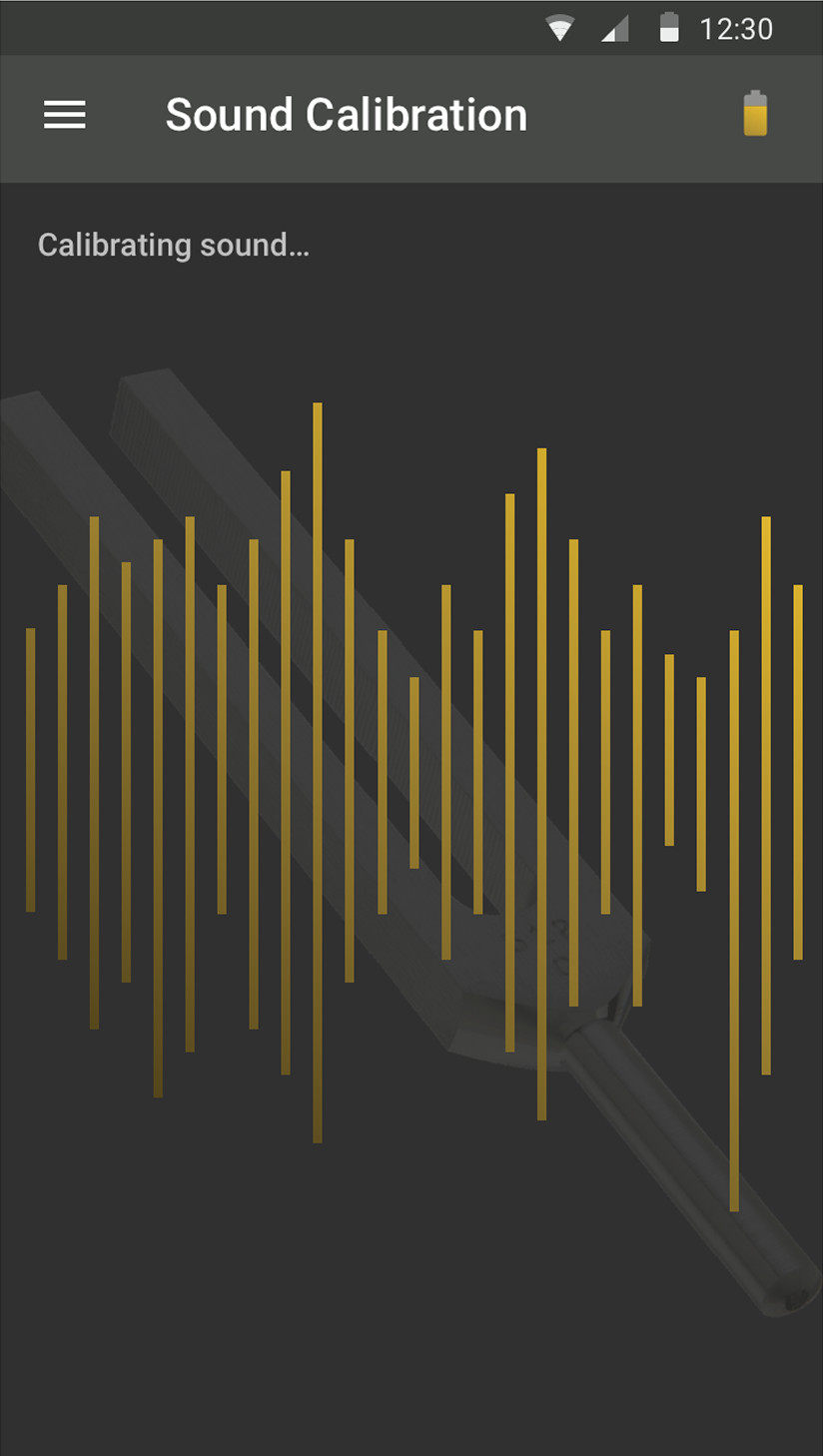 Sonics Sound Calibration