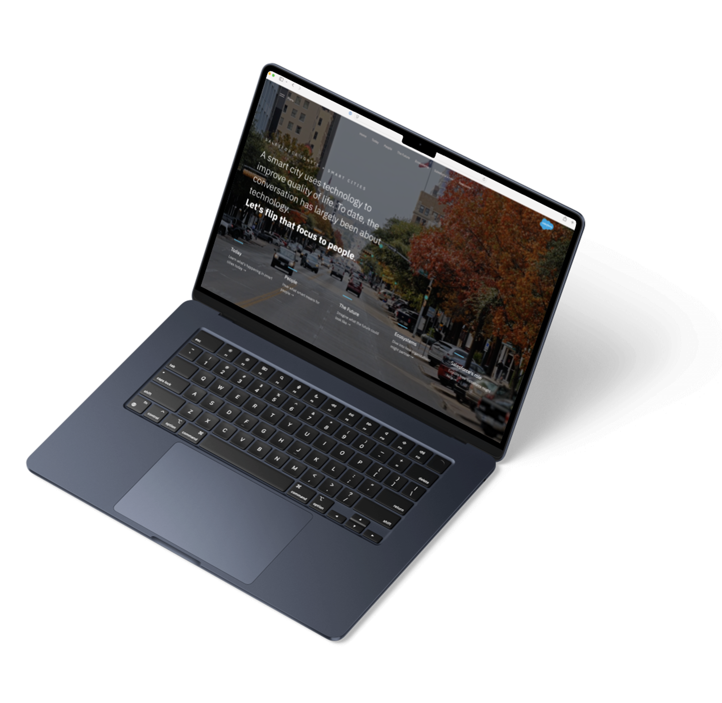 Smart Cities laptop