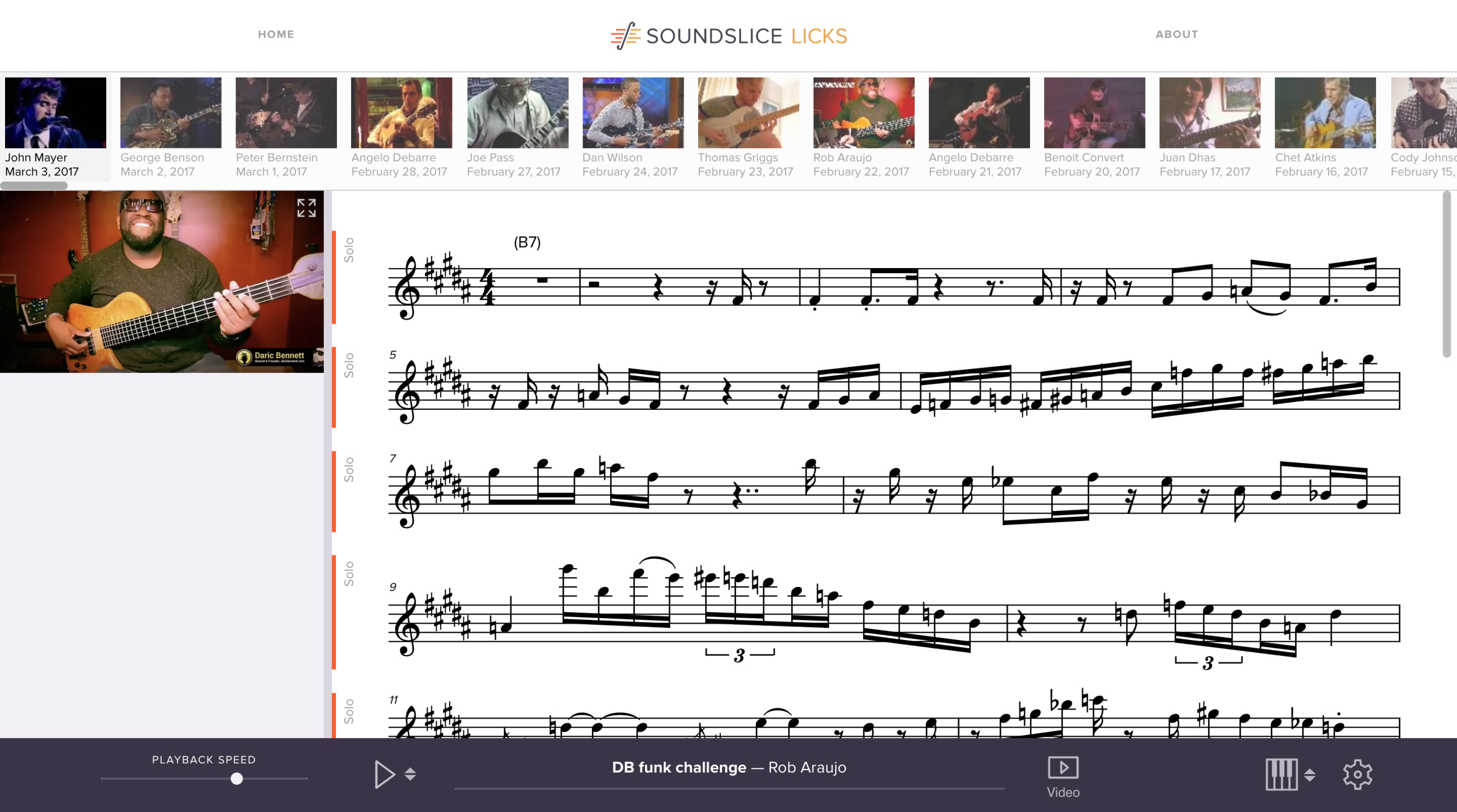 Soundslice Licks