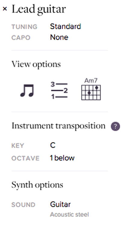 Soundslice Track Controls