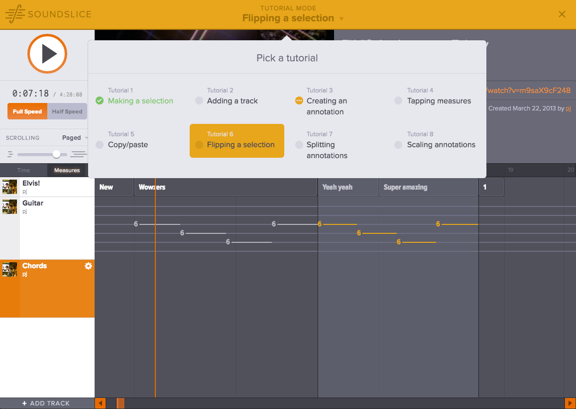 Add Track Modal